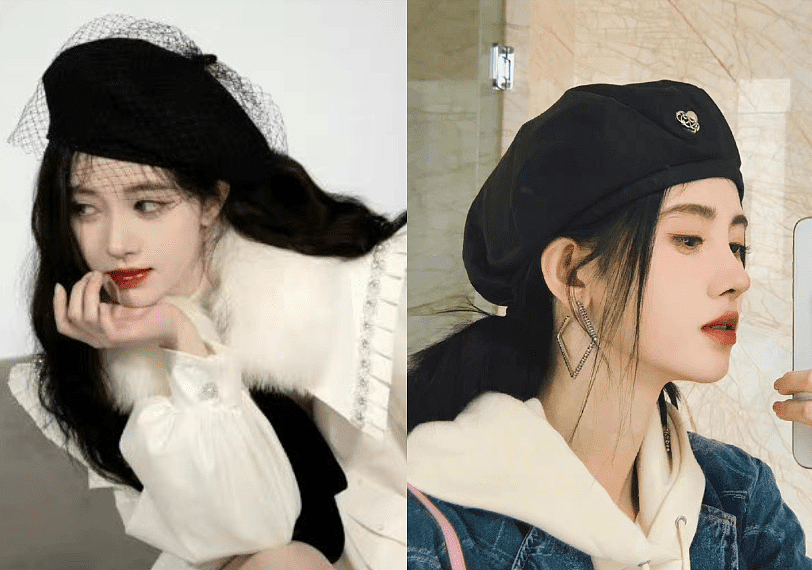 【时尚】贝雷帽才是秋冬必备单品，石原里美的戴法显脸小，搭配编发更时髦（组图） - 2