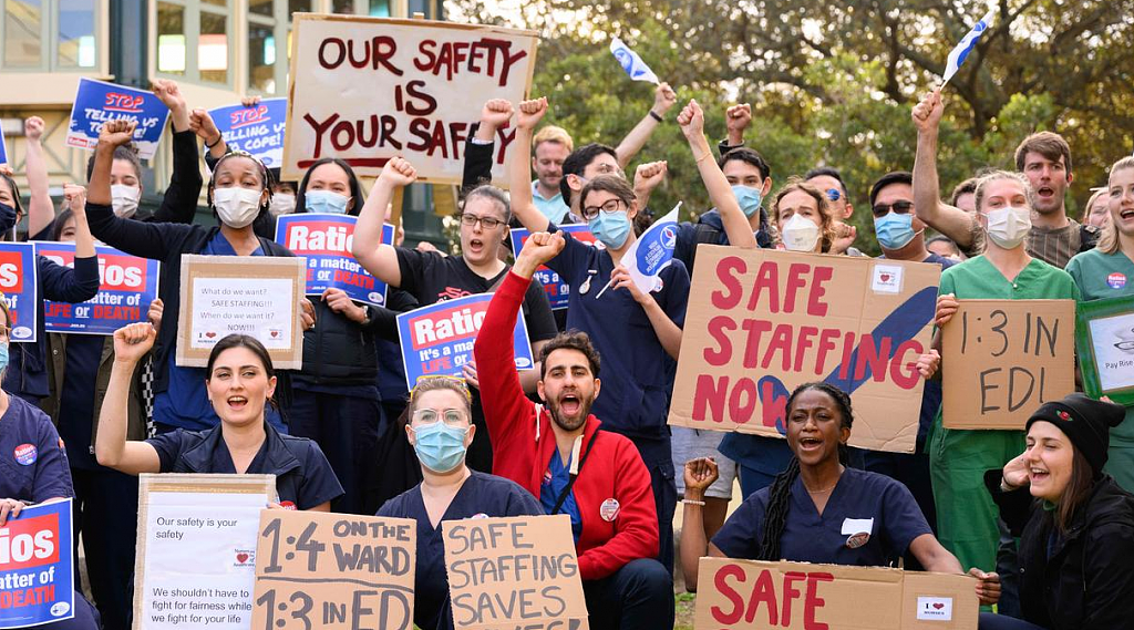 新州护士再次罢工24小时！呼吁取消工资上限、公平薪资...（组图） - 3