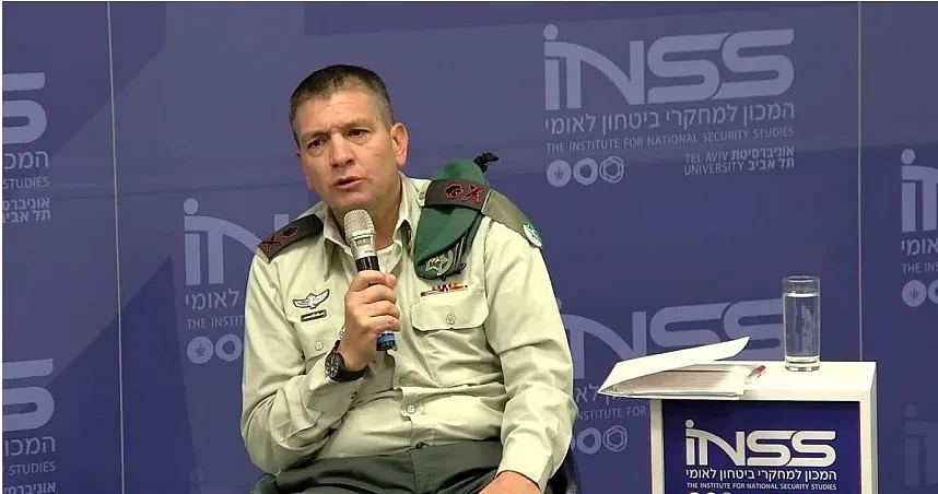 以色列国防军的情报部队「军事情报局」局长哈利瓦（Major General Aharon Haliva）。 （图／翻摄自推特）