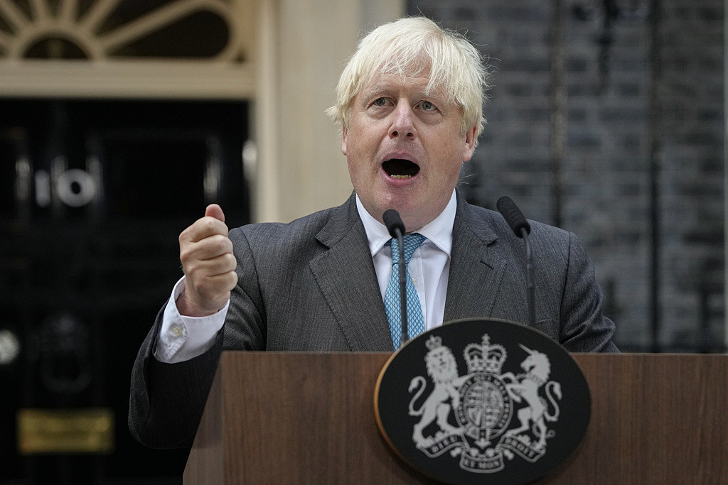 英国前首相强生（Boris Johnson）。 (资料照/美联社)
