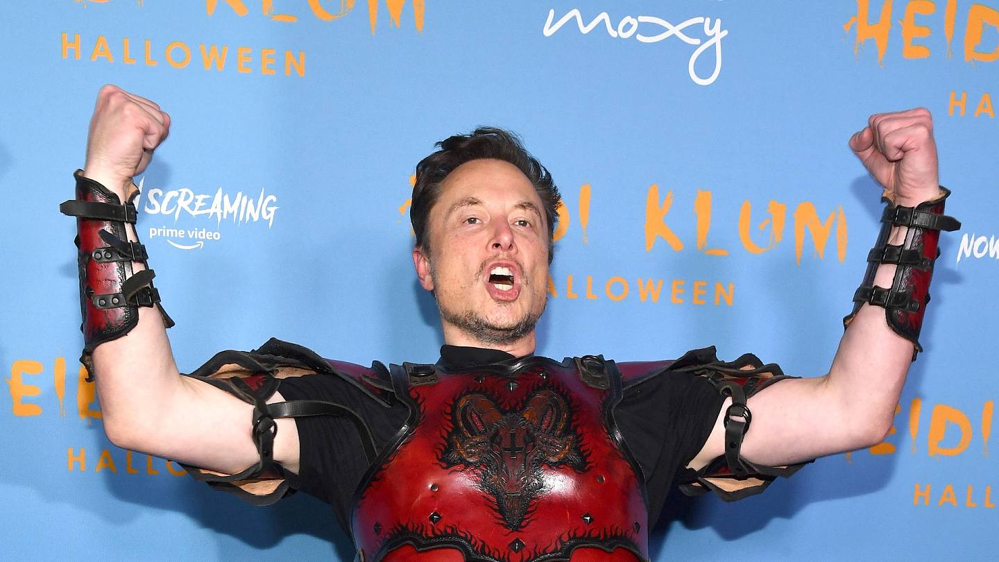 馬斯克（Elon Musk）2022年10月31日在紐約出席活動（Getty）
