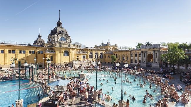 The Szechenyi Thermal Bath in Budapest, Hungary. Lots of people on TripAdvisor were pleasantly surprised by the destination.