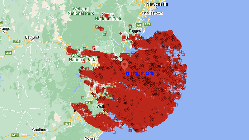 悉尼昨日遭受30000余次雷击！机场航班延误，演唱会观众被迫离场（组图） - 2