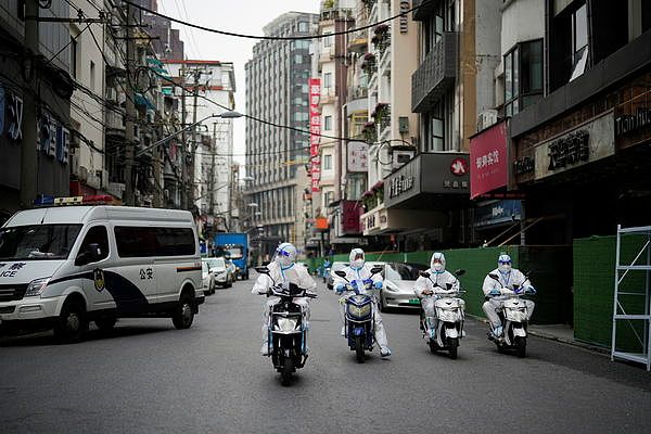 ▲▼上海封城。（圖／路透社）