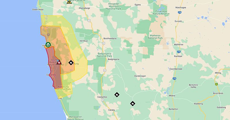 西澳发生大型丛林火灾，约50名消防员出动灭火！多地发布疏散令（组图） - 3