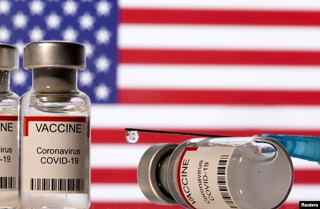 资料照：美国公司研发的新冠病毒疫苗