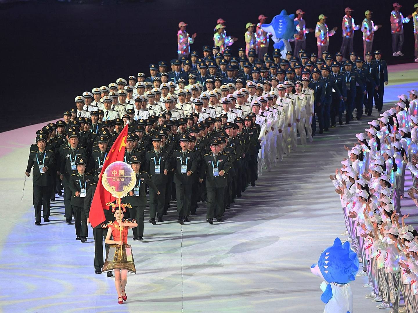 2019年10月，軍運會在湖北武漢舉行。（新華社）