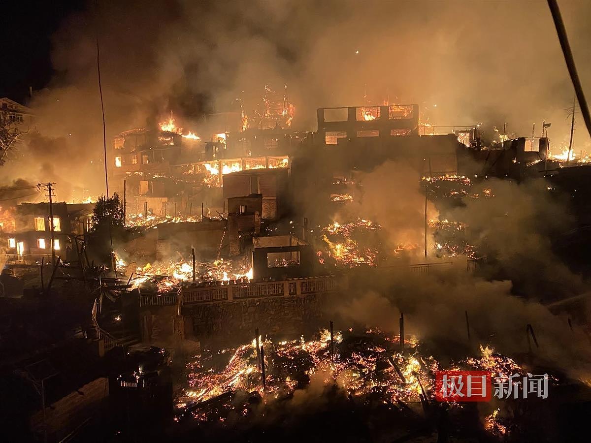 贵州发生火灾4人死亡，19栋木质老房烧毁，遇难者为老人和孩子（组图） - 1