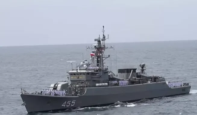 泰国向中国购买的海军护卫舰。 图: 翻摄自第一军情