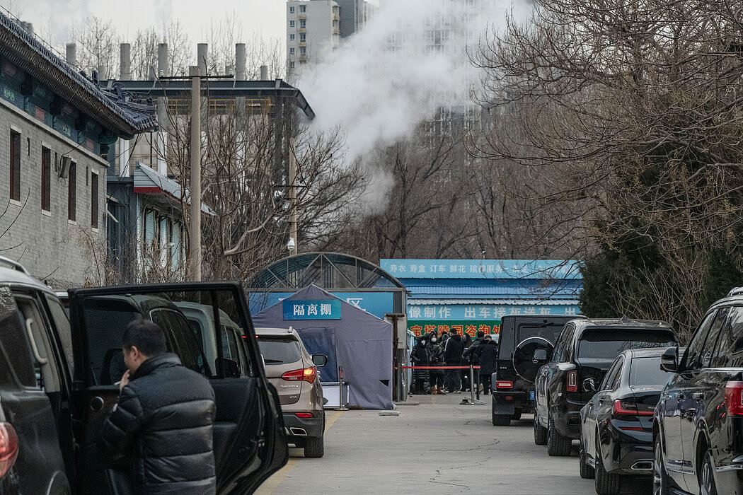 12月，北京东郊殡仪馆。