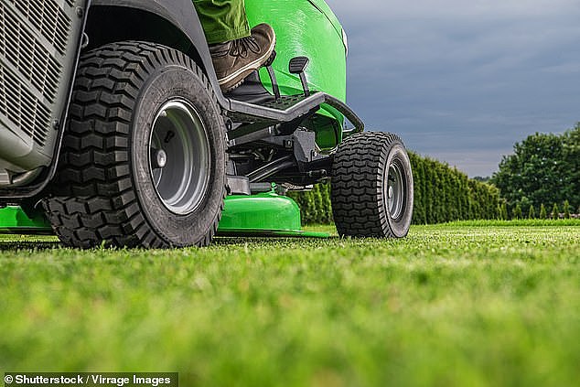A 51-year-old Victorian man has died after his ride-on mower flipped and pinned him underneath in a tragic accident in Kinglake (stock image of ride-on mower pictured)