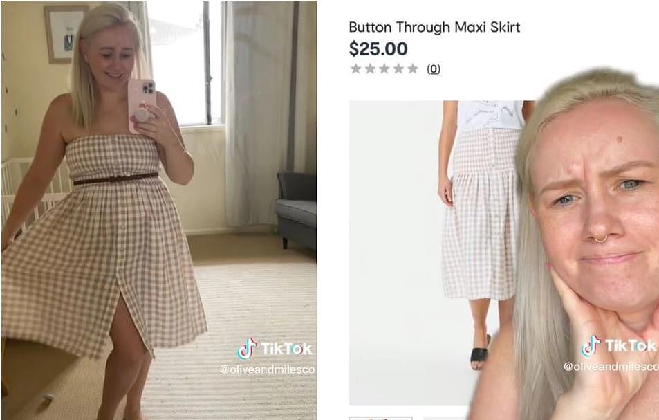 Kmart仅售$25的半裙走红网络！澳女独特穿法引热议，网友齐点赞（组图） - 2