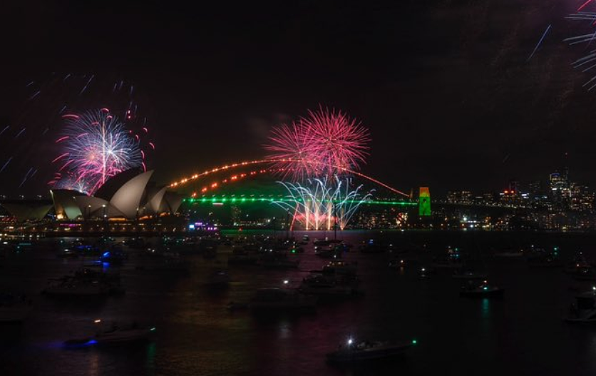 悉尼跨年烟花秀闪耀夜空，10万种烟花特效美翻天（组图） - 44