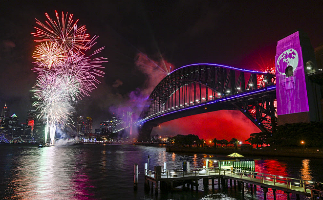 悉尼跨年烟花秀闪耀夜空，10万种烟花特效美翻天（组图） - 27