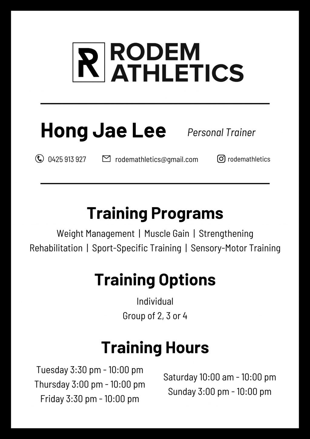  Personal Training in Private Gym JANUARY PROMOTION