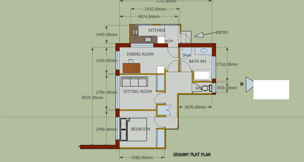 今日珀斯Eastwood 独立一房一厅套房整租attach Granny Flat Eastwood 独立一房一厅套房整租attach Granny Flat