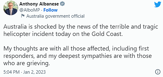 昆州海洋世界直升机事故致4人死亡！悉尼游客目睹后“惊恐发作”，总理发推致哀（组图） - 8