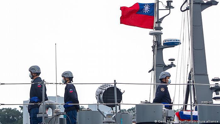 台湾海军示意图（资料照）