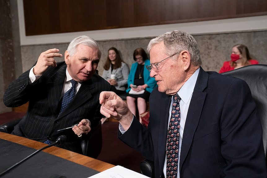 US lawmakers Jack Reed and Jim Inhofe