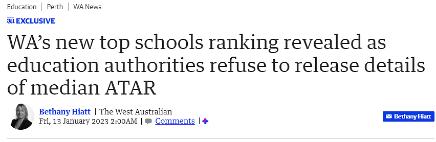 西澳成绩最佳学校排名，PMS稳居第一，私立学校这次强过公立 - 1