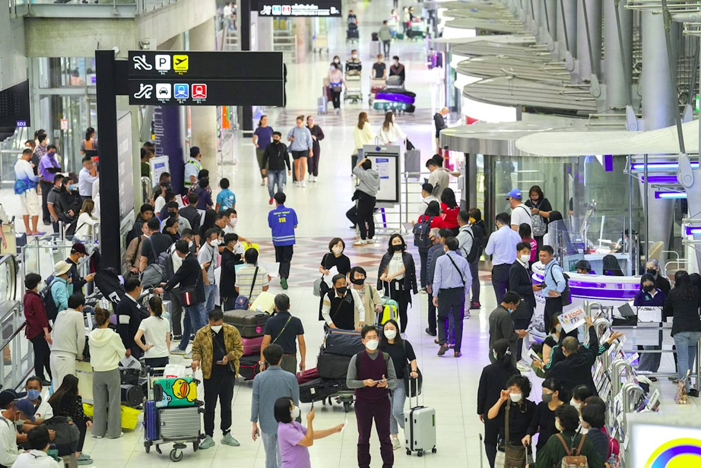 中国旅客目前在东南亚的入境防疫措施相对十分轻松，图为泰国曼谷机场。 (Reuters)