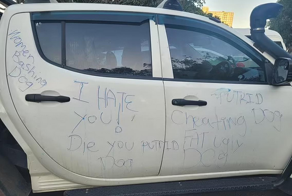 “去死吧，狗男人！” 悉尼女为报复前男友，在他车上涂鸦辱骂，或被罚款$440（组图） - 2