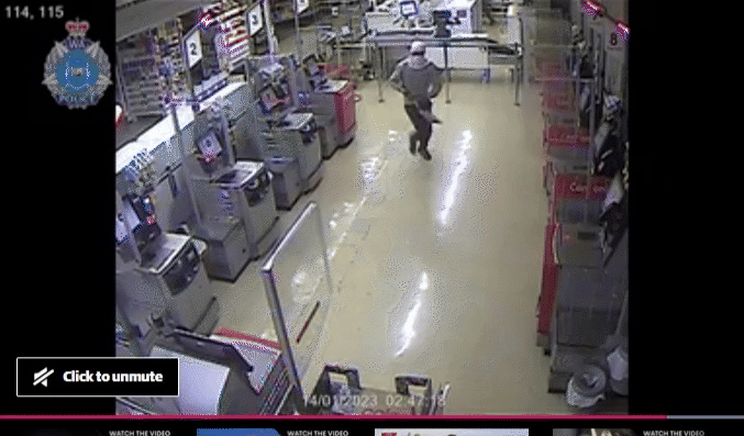珀斯暴徒一晚洗劫四地超市，作案手法疯狂，现场视频曝光（组图） - 7