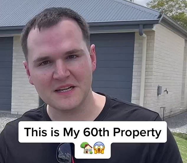 A real estate guru who boasted about buying his 60th property has been slammed by residents struggling to afford their first home