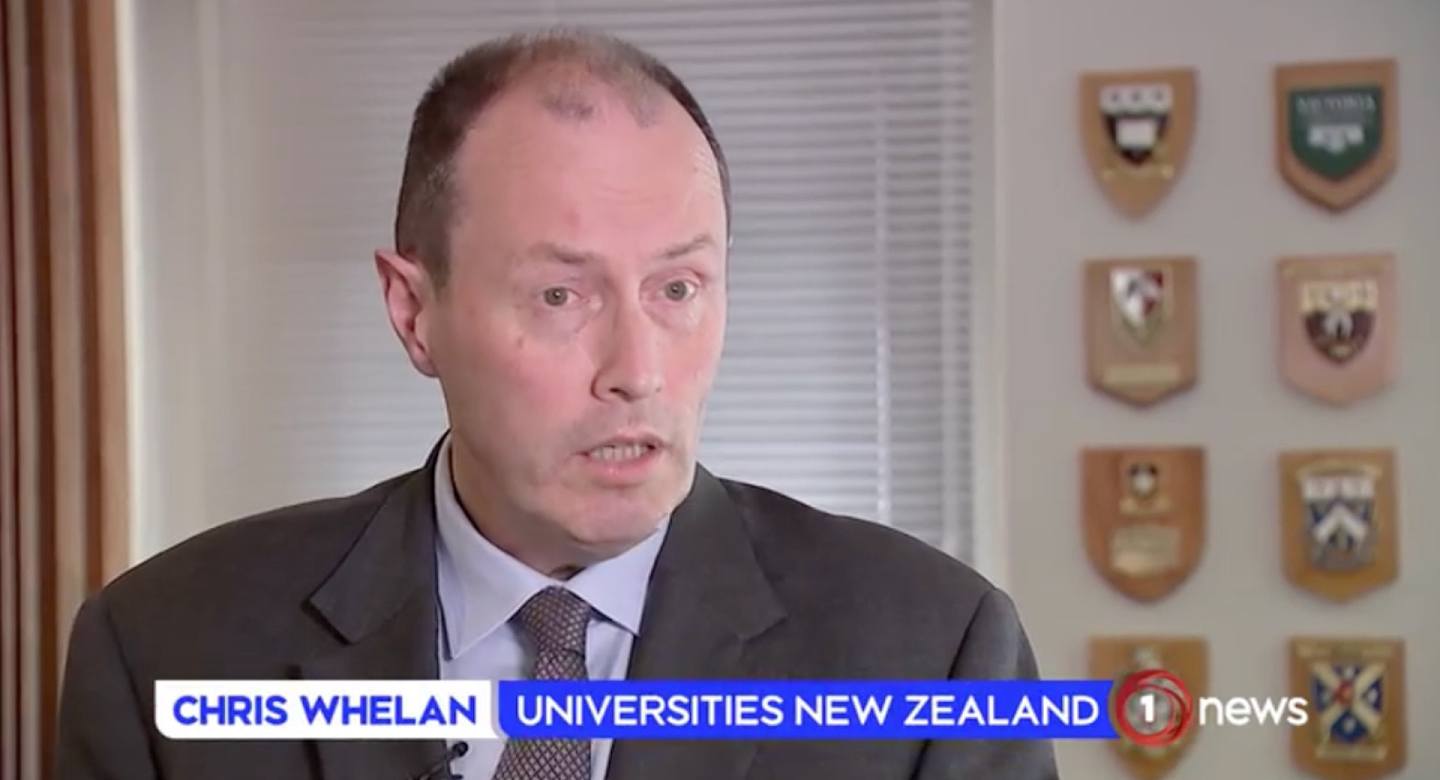 Universities New Zealand首席执行官Chris Whelan表示，正商讨能否向航空公司包机或包座位，接回中国留学生。 （微信公众号＠发现新西兰）
