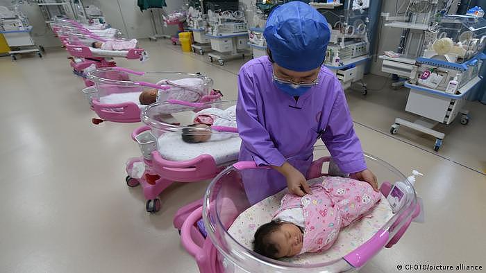 安徽阜阳一家妇幼医院的新生儿