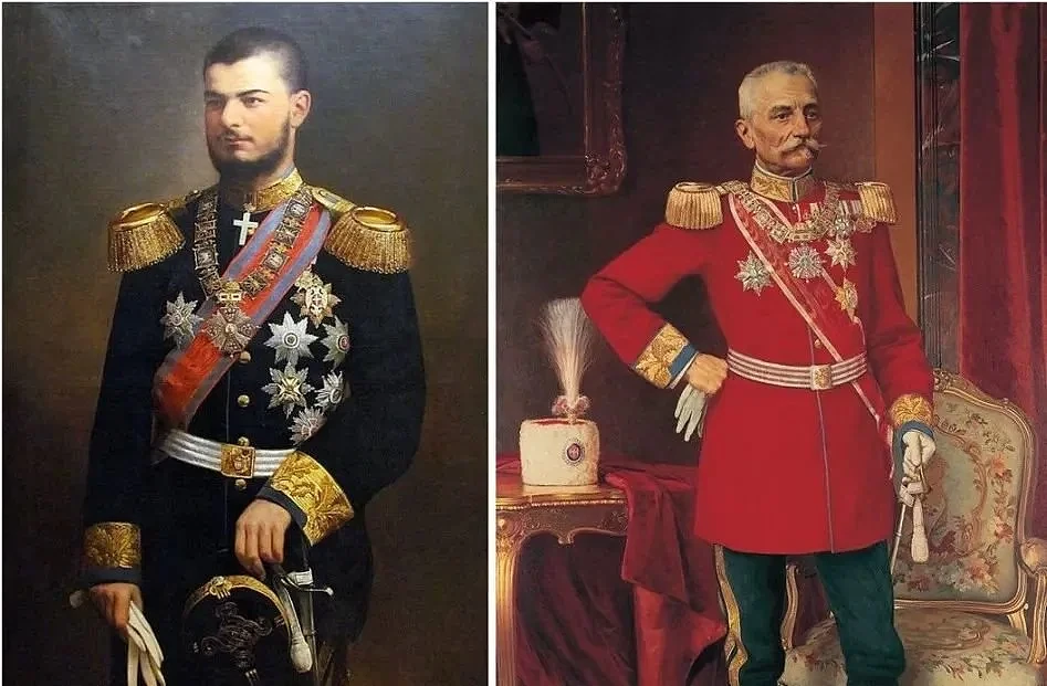 ▎塞尔维亚“亚历山大一世”与“彼得一世”（右）