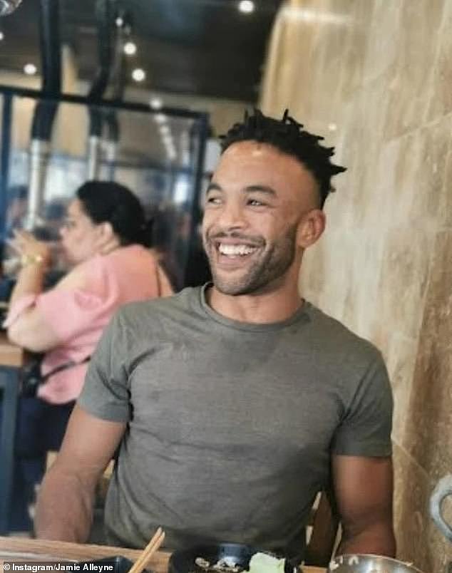Sydney personal trainer Jamie Alleyne (pictured) said he was baffled when cops showed up at his gym and told him that he'd called them