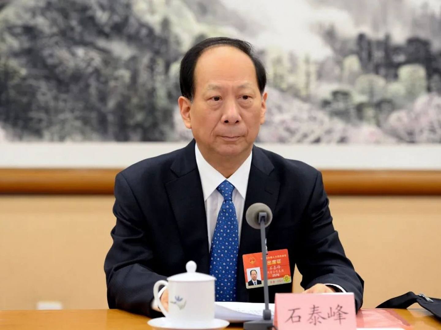 石泰峰極有可能擔任政協第一副主席。（資料圖片）