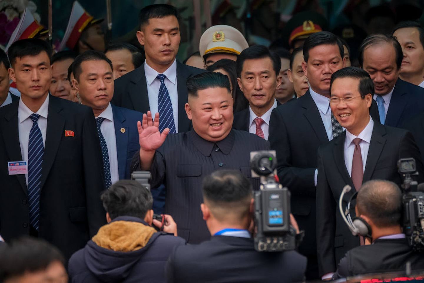朝鮮領袖金正恩2019年2月前往越南，準備在河內與美國時任總統特朗普會面（Getty）