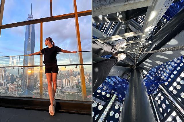 29岁俄罗斯美女挑战高空拍照走红，在“世界第二高楼”上翩翩起舞（组图） - 6