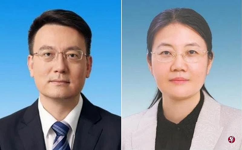 海南新任副省长顾刚（左）、安徽新任副省长任清华（右）分别为中国最年轻的男、女副省部级干部。（互联网）