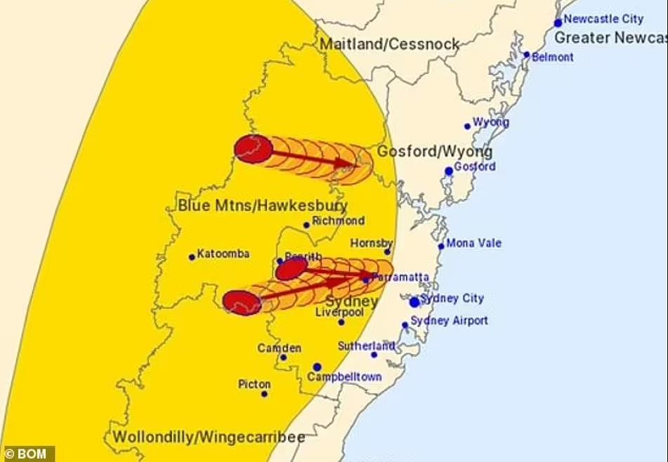 超强雷暴即将席卷悉尼，多地将迎强降雨！气象局发出警报（组图） - 2