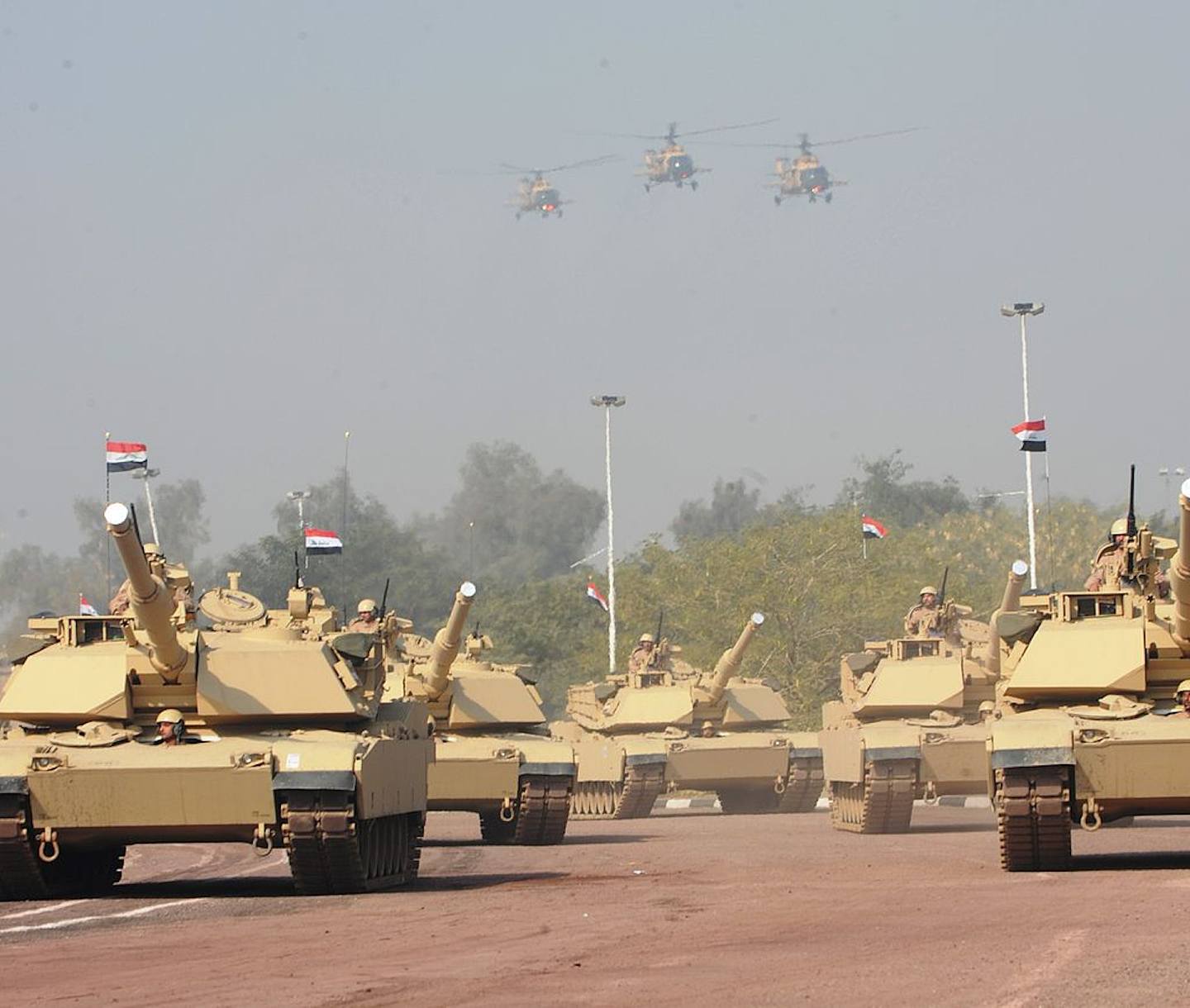2011年，伊拉克军队展示其M1坦克。 （Wikimedia Commons）