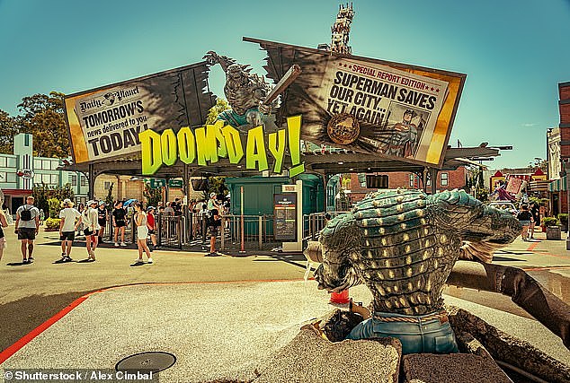 The Doomsday ride at Movie World was forced to shut last week while engineers performed maintenance