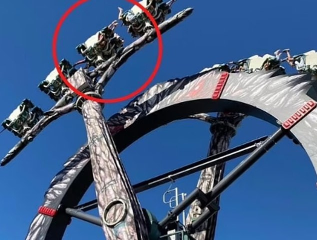 In December, more than a dozen riders were left dangling upside down more than 20metres in the air after the Doomsday ride suddenly stopped half way through