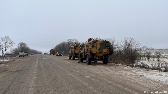 巴赫姆特附近的乌克兰部队