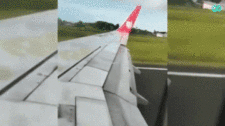 载125人的波音737客机撞上航站楼！机翼严重变形，建筑碎片掉一地（视频/组图）