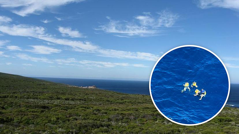 西澳海岸发生沉船事故，直升机开展紧急救援（组图） - 2