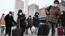 担心新一波疫情 法韩延长对华旅客防疫管制（图）