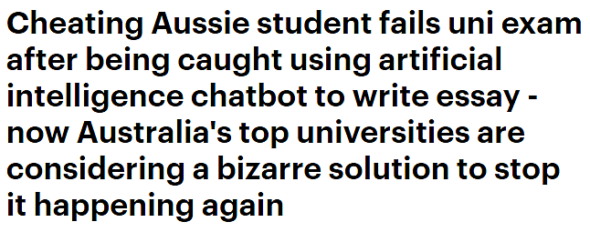 全澳首例！UNSW学生用AI写论文作弊被抓，多地高校“封杀”ChatGPT（组图） - 1