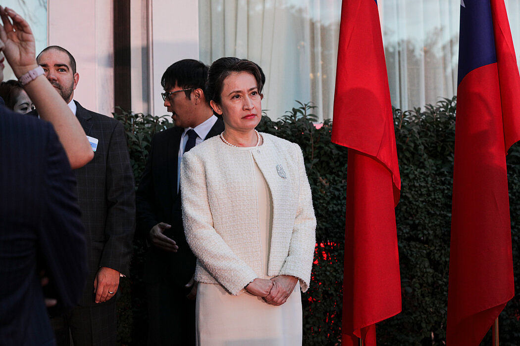台湾驻美国高级外交官萧美琴的头衔是台北经济和文化代表。