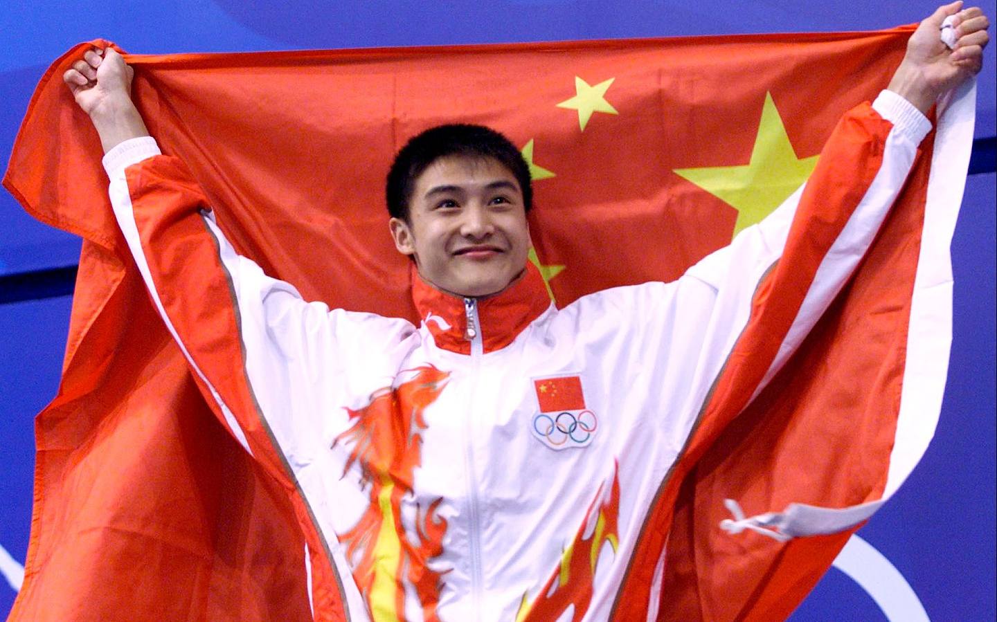 田亮於2000年悉尼奧運會獲得跳水10公尺高台金牌。（網絡資料圖）