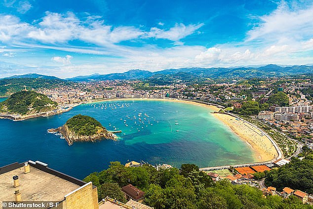 Closing out the top three spots was San Sebastian located in the north of Spain