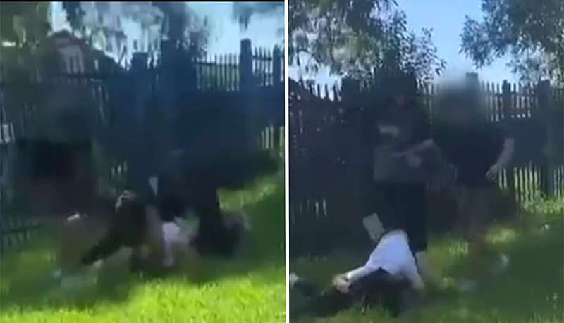 悉尼少年离校时遇伏击，遭3人拳打脚踢！引学生围观（视频/图） - 2
