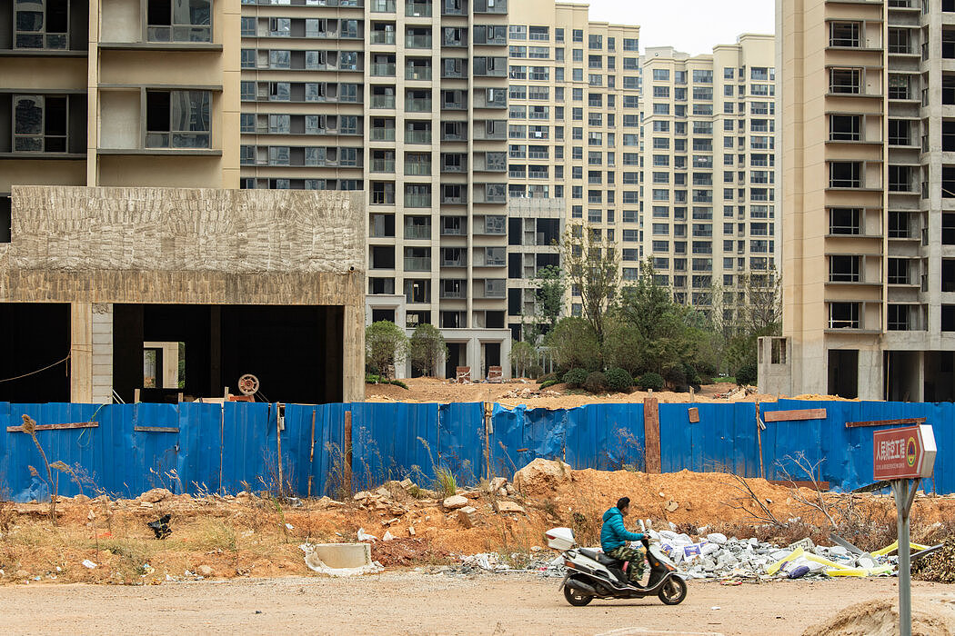 中国南昌的一个房地产开发项目，摄于去年。中国政府已在化解房地产危机上消耗了大量精力。